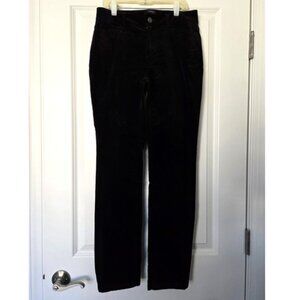 Talbots Heritage Black Velour Stretch Pants
